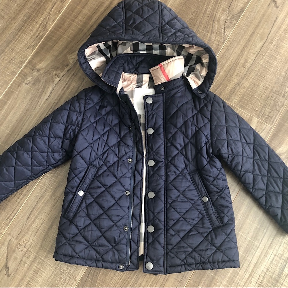 Burberry kids classic quilted jacket 36m